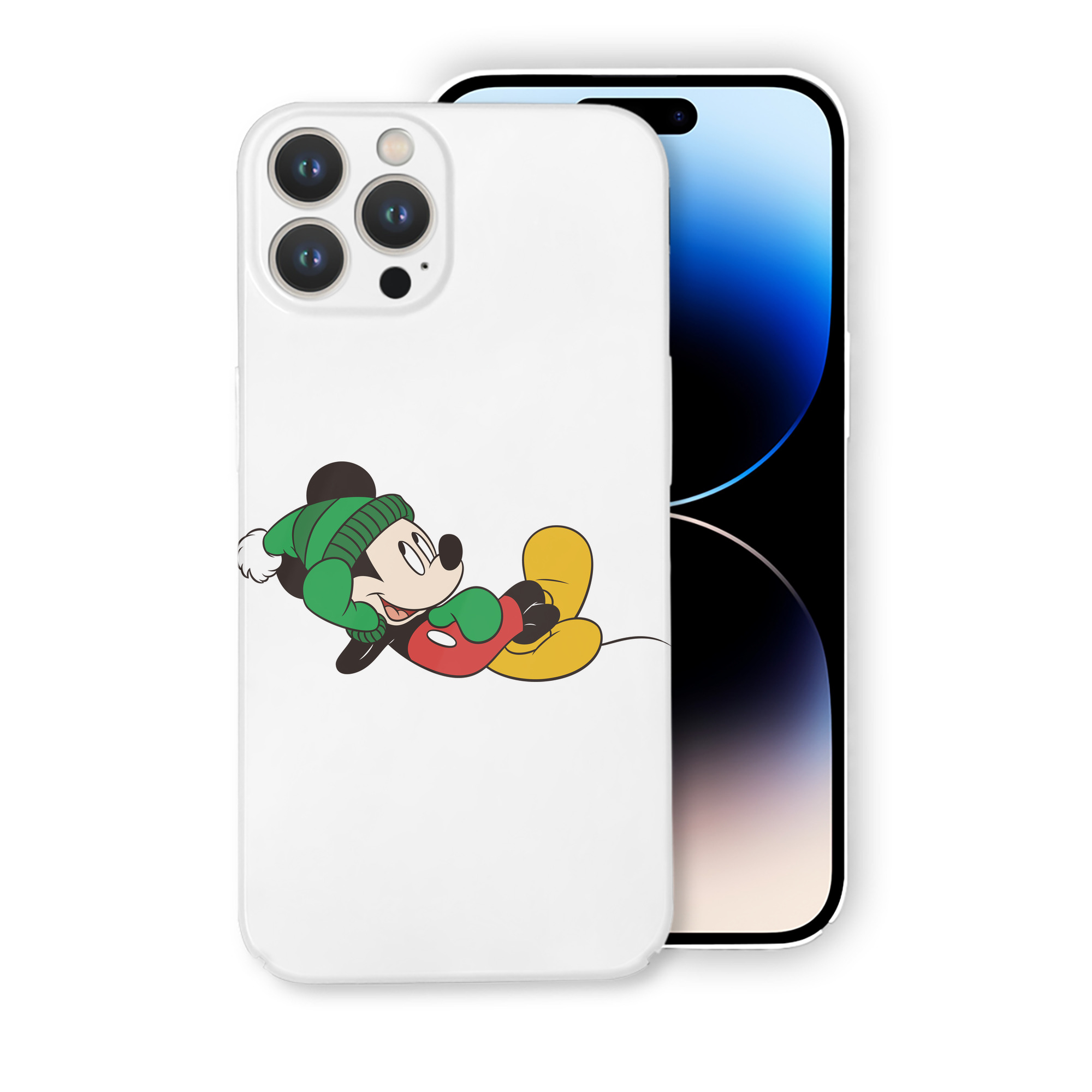（画像用） ミッキーマウス Mickey Mouse 【iPhone 14シリーズ対応】ハードケース